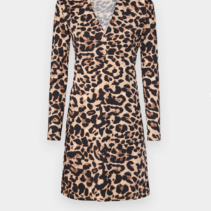 vestido animal print